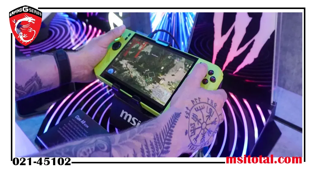 کنسول دستی جدید MSI با رنگ خاص و تراشه AMD