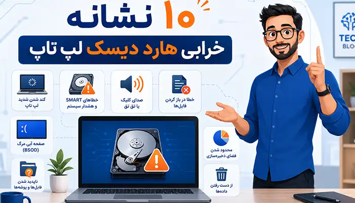 علائم خرابی هارد دیسک