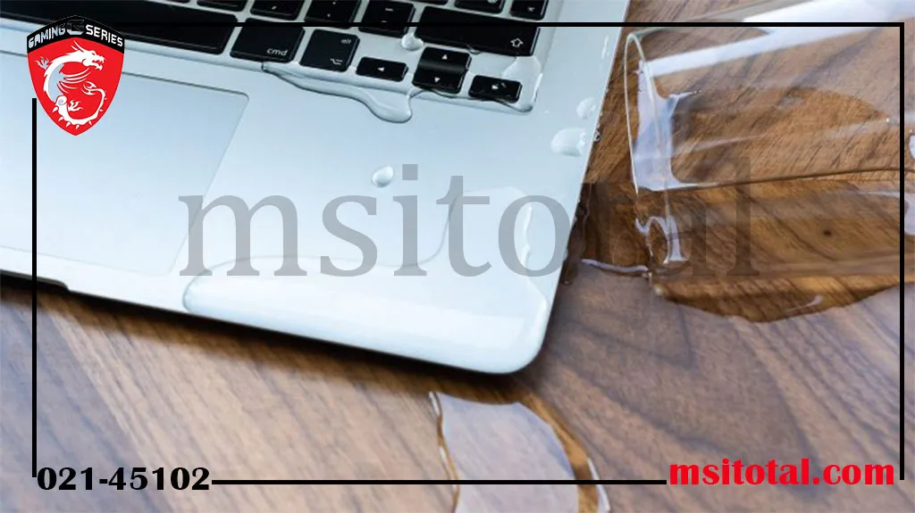 هزینه تعمیرات لپ‌تاپ آب‌خورده MSI چقدر است؟