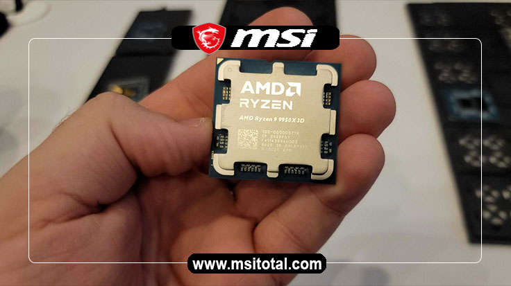 افزایش عملکرد گیمینگ Ryzen 9 9950X3D با بایوس MSI