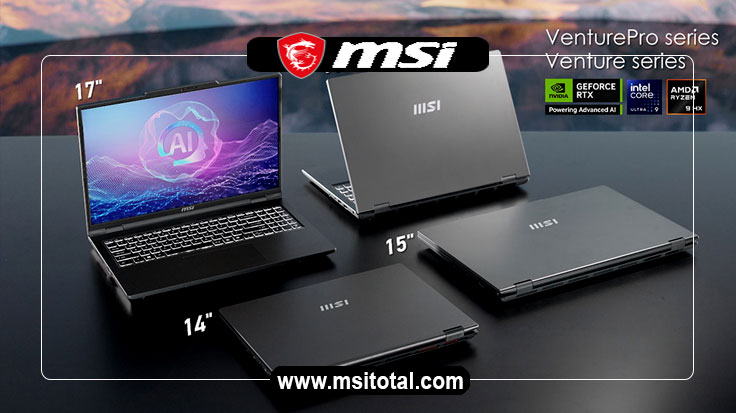 سری MSI Venture کامپیوتر هوش مصنوعی قدرتمند