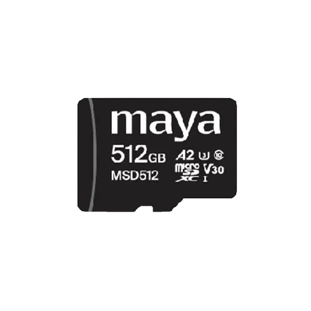 maya-microsd-memory-card-msd-t-512gb معرفی اس اس دی اینترنال مایا مدل Maya MSD T 512GB