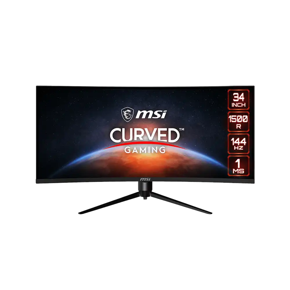 msi-mag342cqr-ultrawide-gaming-monitor خرید مانیتور گیمینگ ام اس آی MAG342CQR سایز ۳۴ اینچ