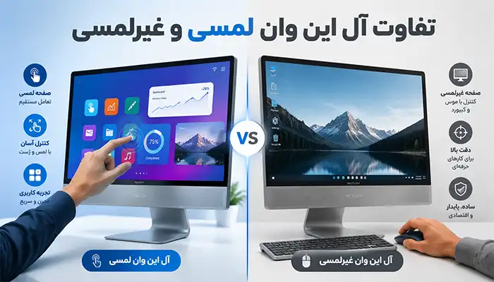 مقایسه آل این وانهای لمسی و غیرلمسی