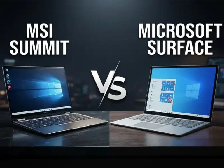 لپ تاپ MSI Summit بخریم یا Surface؟