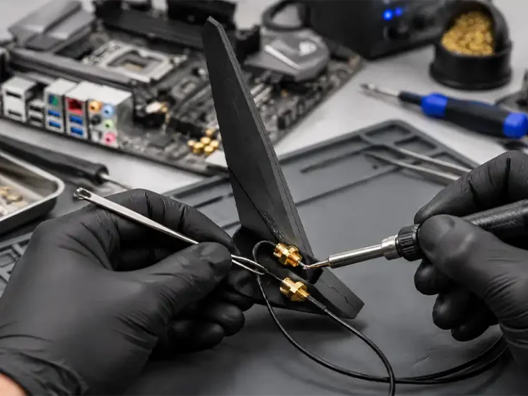 تعمیر آنتن وایفای مادربرد در نمایندگی msi