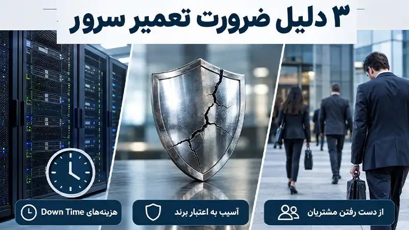 چرا باید سرور را تعمیر کنیم